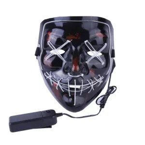 Halloween Mask LED Light Up Party Masks The Purge Election Year Great Funny Masks Festival Cosplay Costume Supplies Glow In Dark