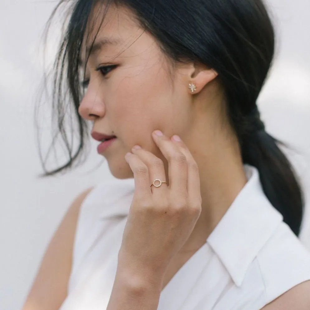 Halo Diamond Ring