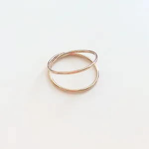 Hammered Ring - Double