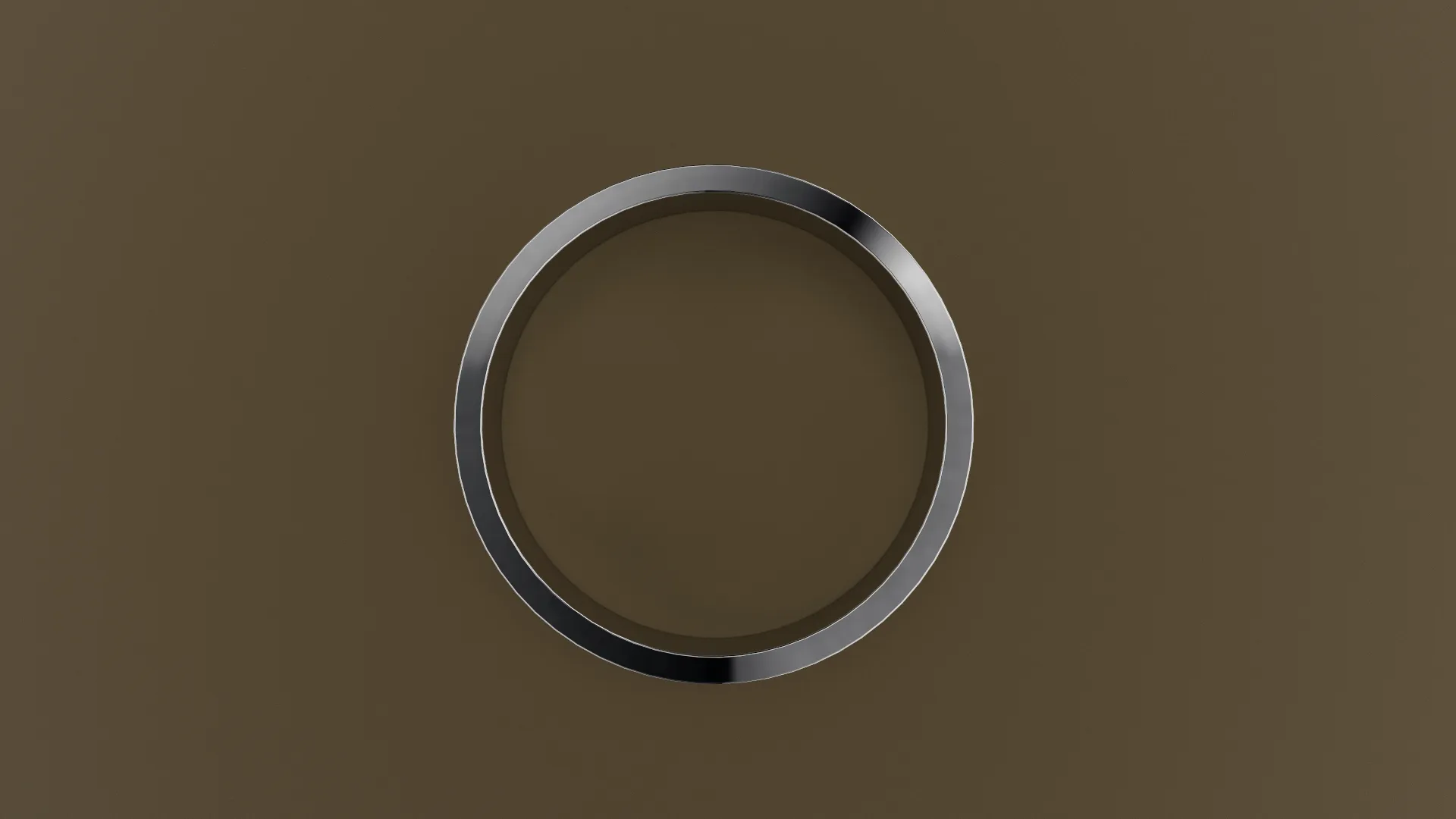 Hammered White Gold 6mm Flat Wedding Band