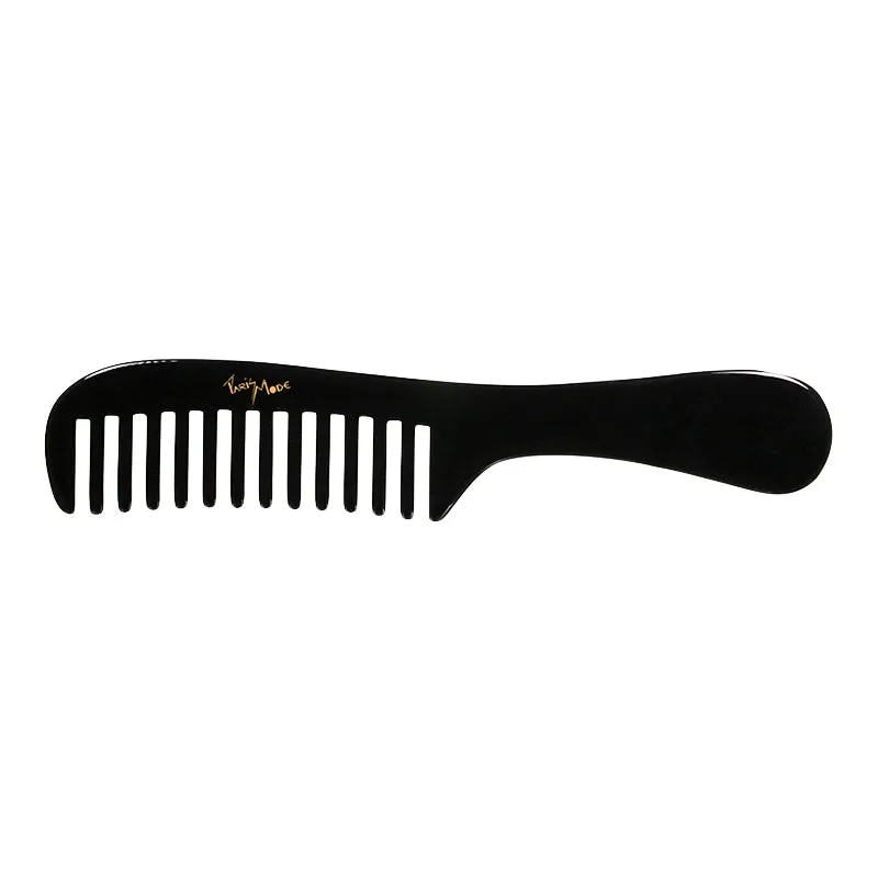 Handmade French Black Handle Comb