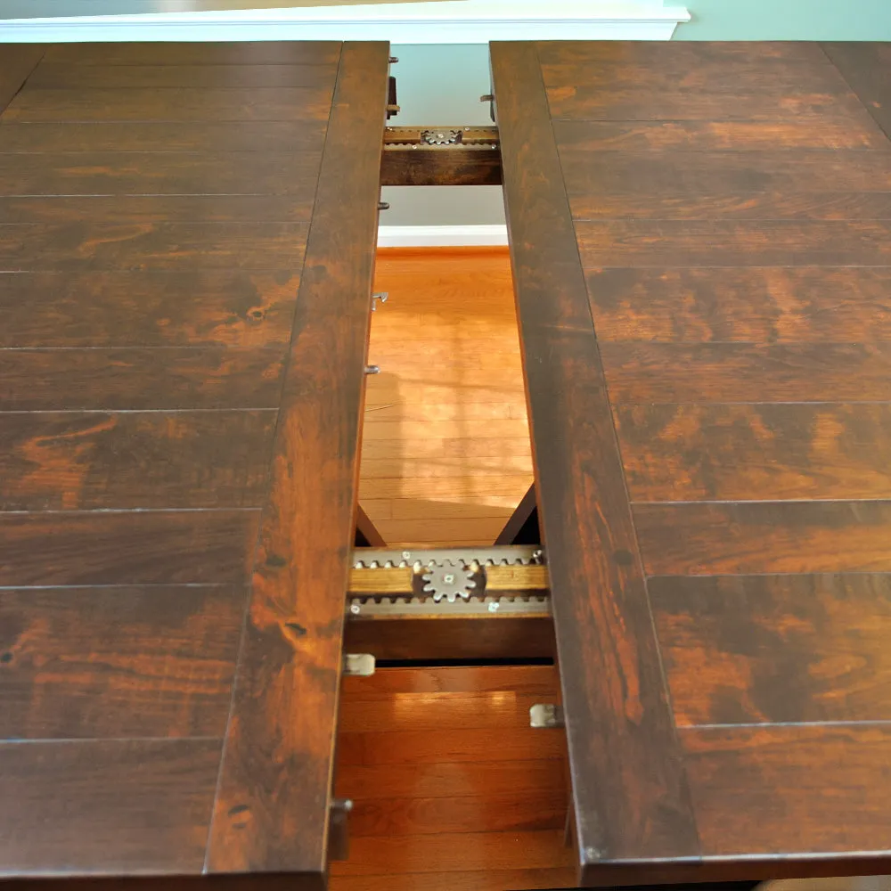 Hawthorne Square Extendable Dining Table in Cherry