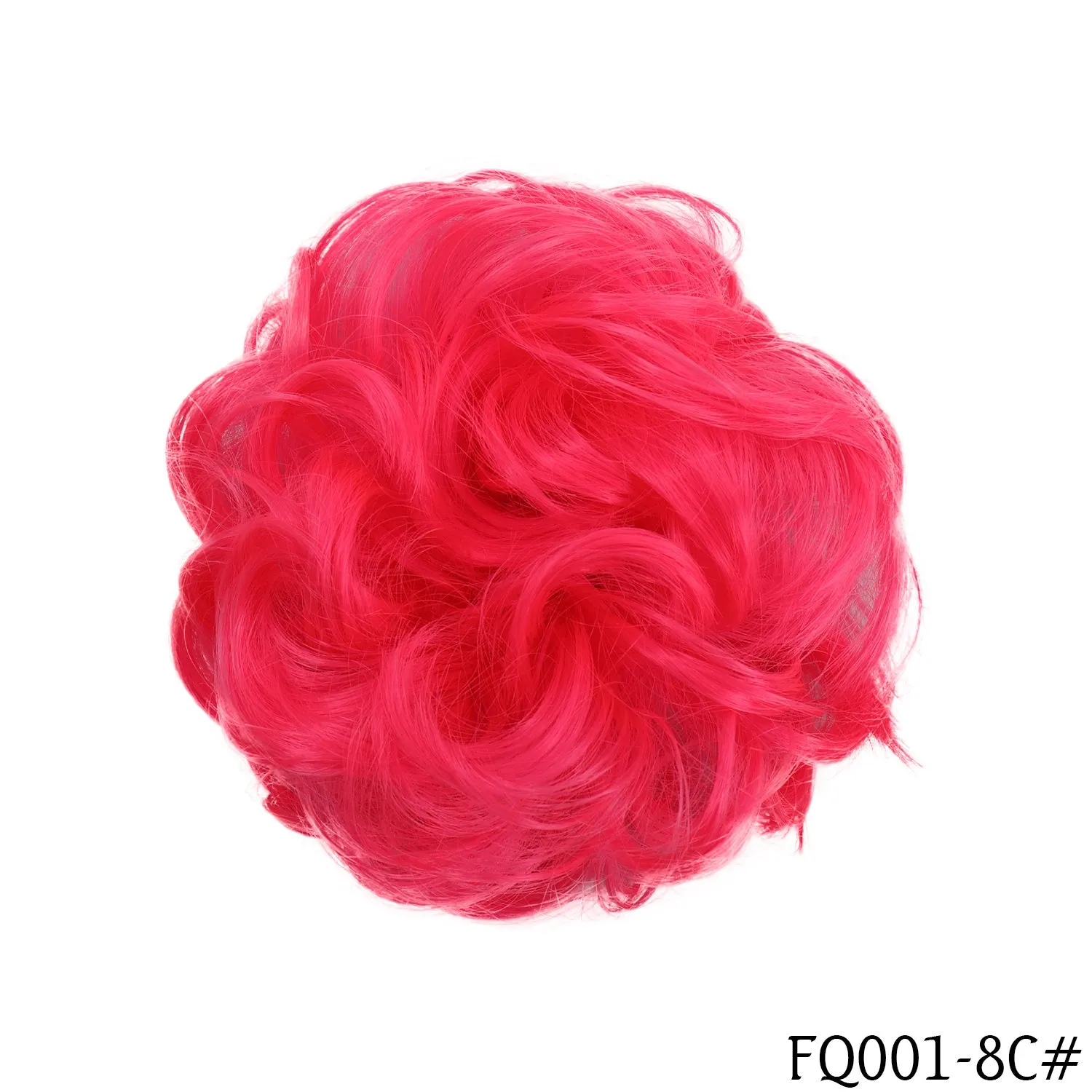 Heat Resistant Synthetic Fiber Messy Bun Hair Piece - Wavy Curly Hair Bun for Women