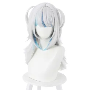 Hololive English VTuber Carnival Halloween Party Props Gawr Gura Cosplay Wig Heat Resistant Synthetic Hair