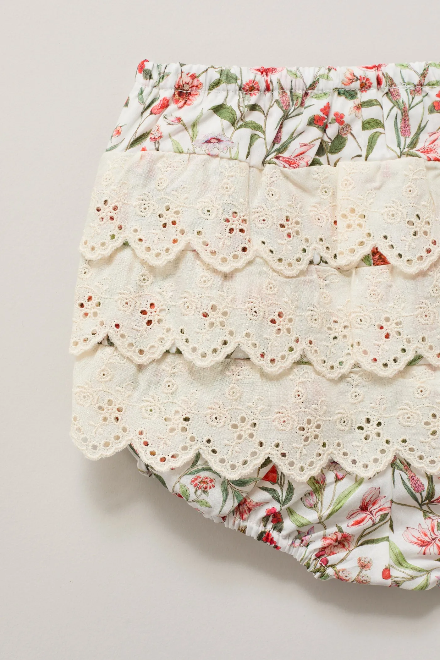 Honey Blouse Set Red Flowers
