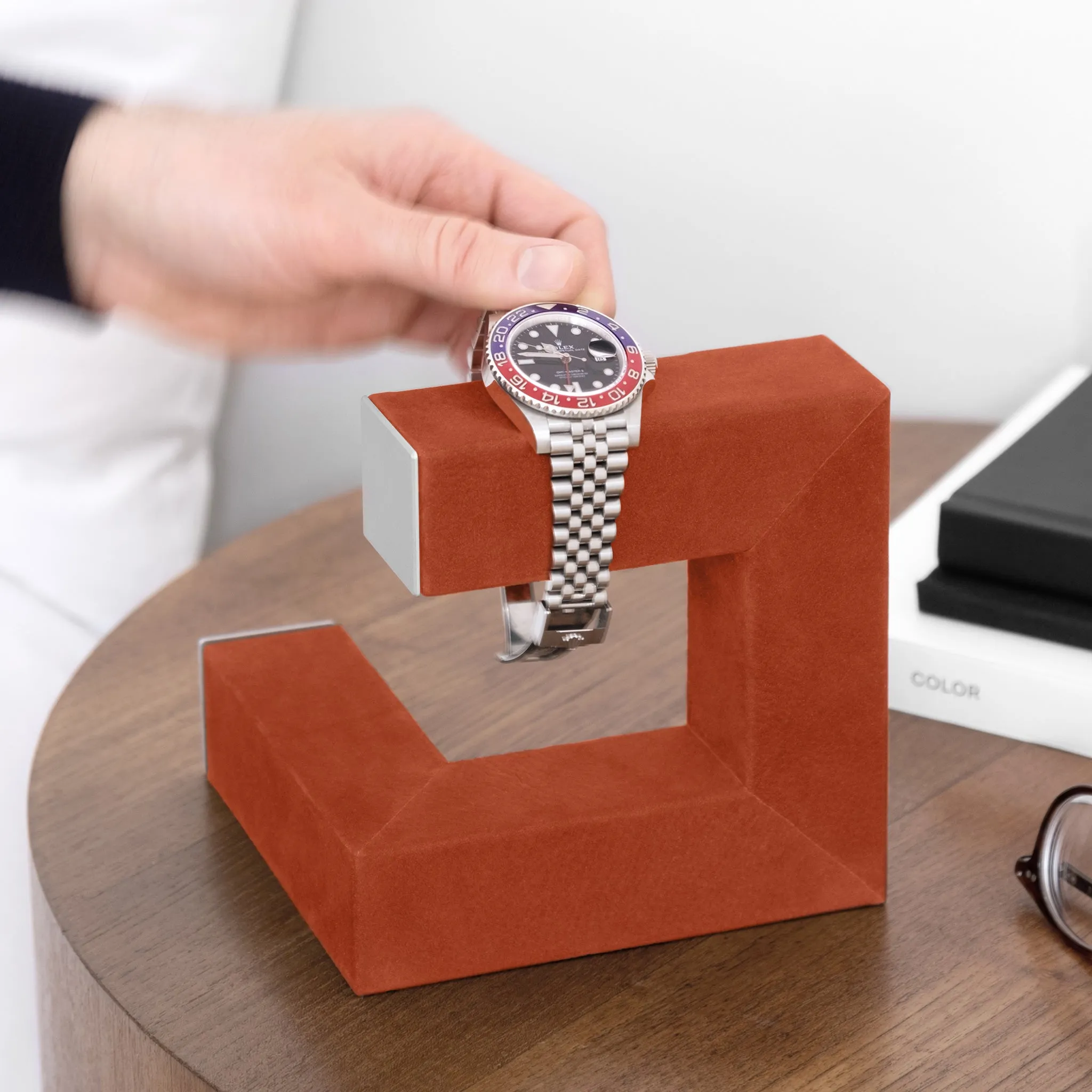 HUDSON 1 WATCH STAND - PIMENTO / GREY