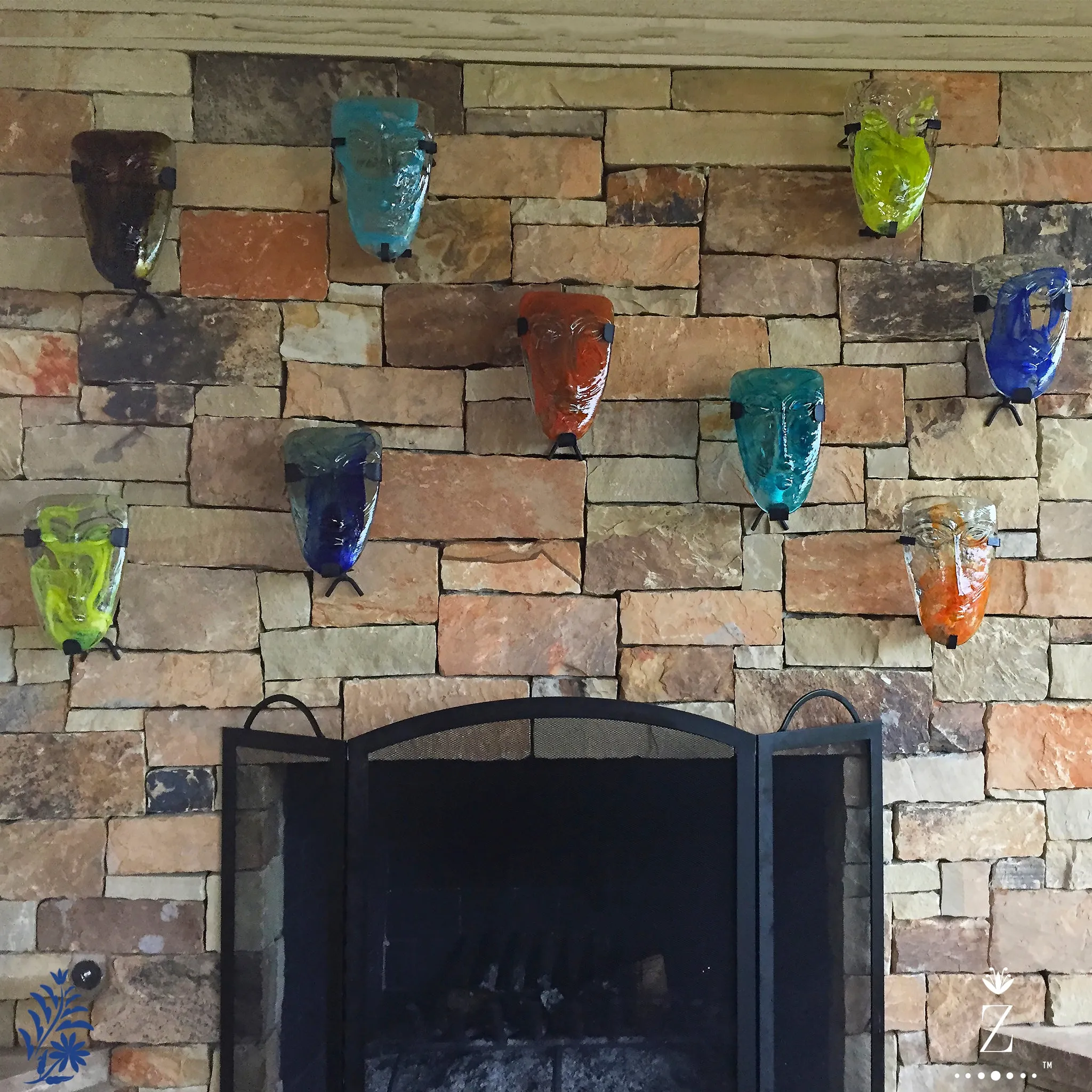 Indio Glass Mask | Green