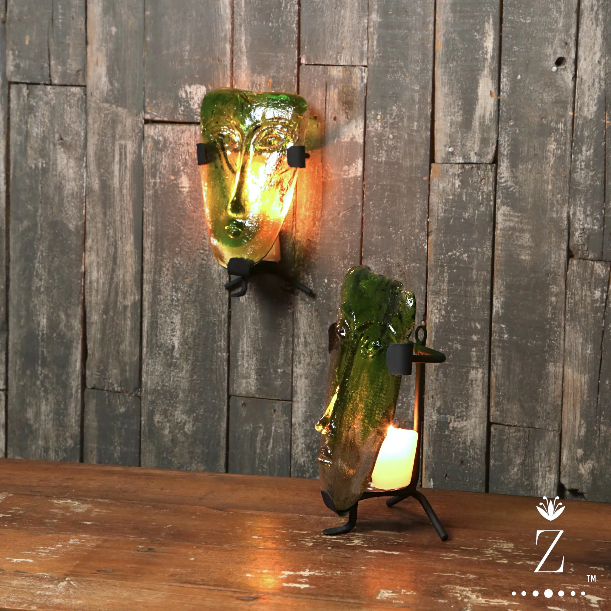Indio Glass Mask | Green