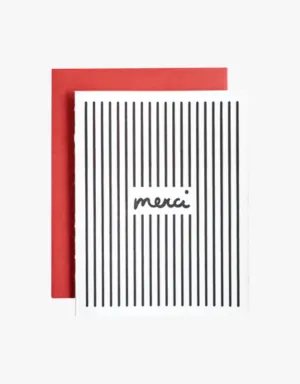 Ink Paper Crafts Merci Greeting Card