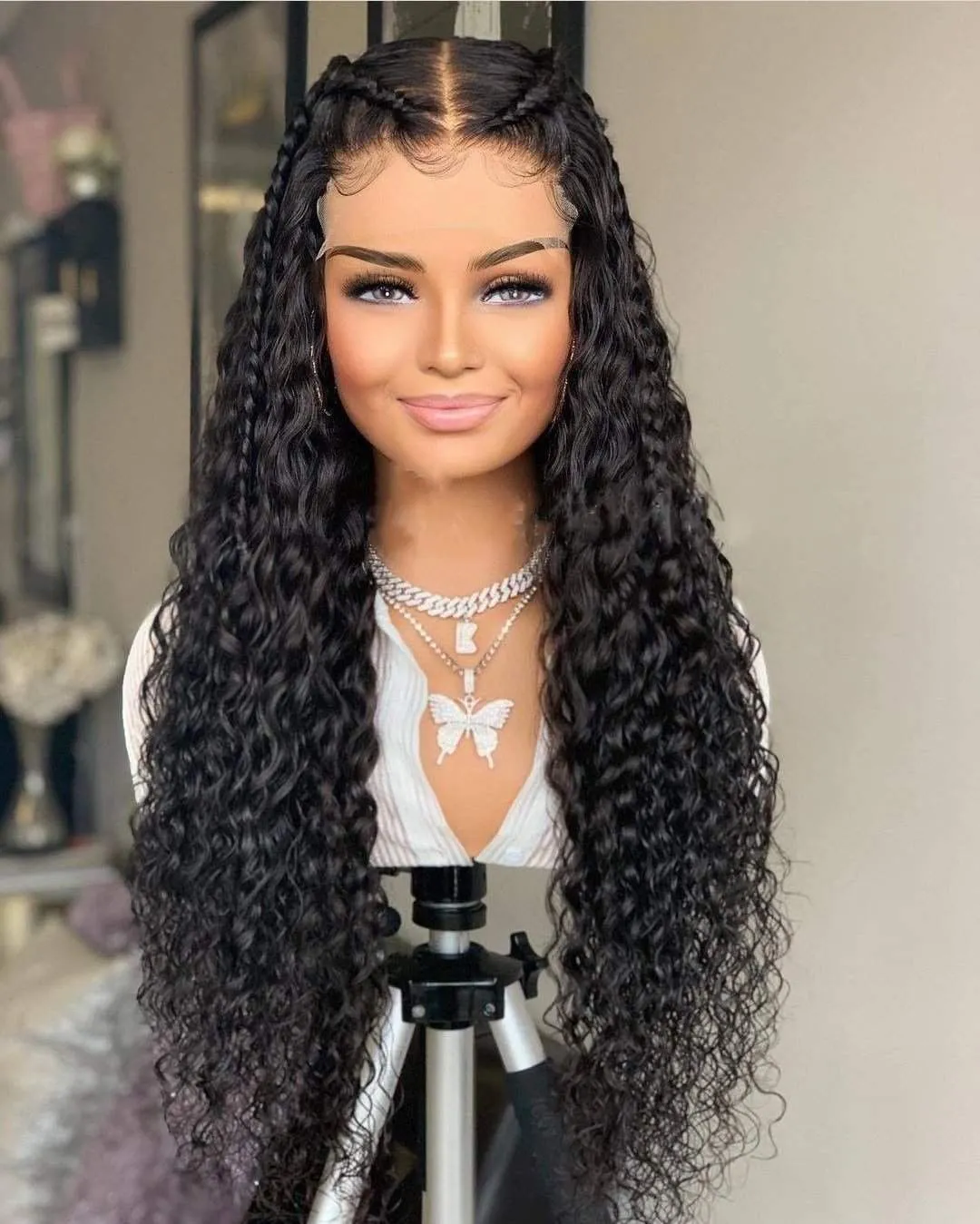 Jmkshair Virgin hair Wig - Luxury Deep Curls Wig
