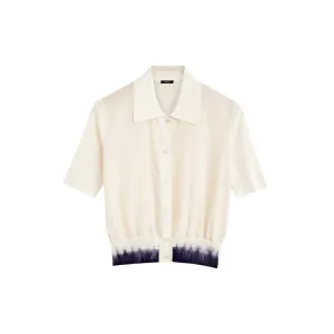JOSEPH KNIT AND WOVEN CARDIGAN