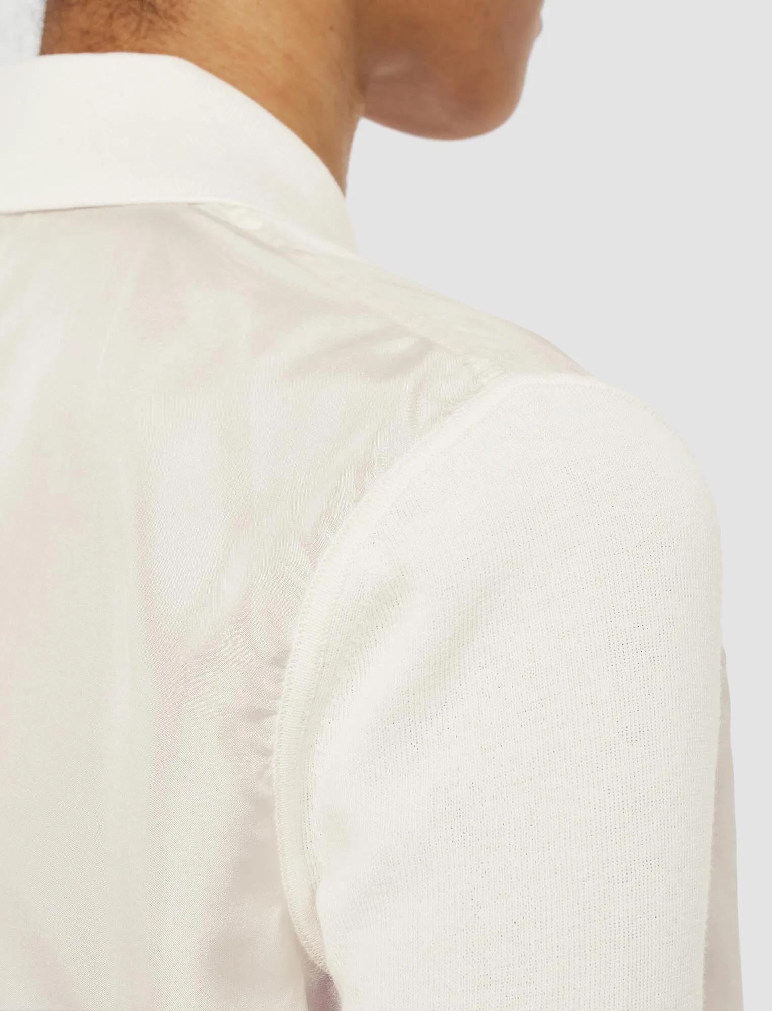 JOSEPH KNIT AND WOVEN CARDIGAN