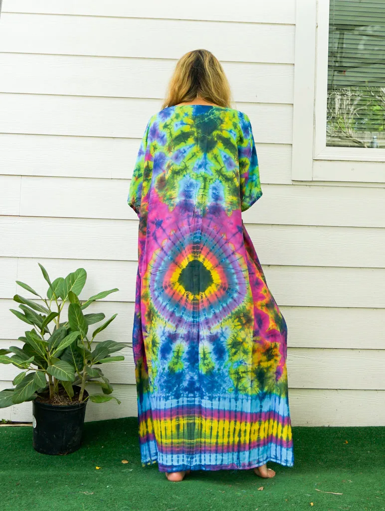 Kaleidoscope Dream Tie Dye Kaftan