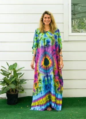 Kaleidoscope Dream Tie Dye Kaftan
