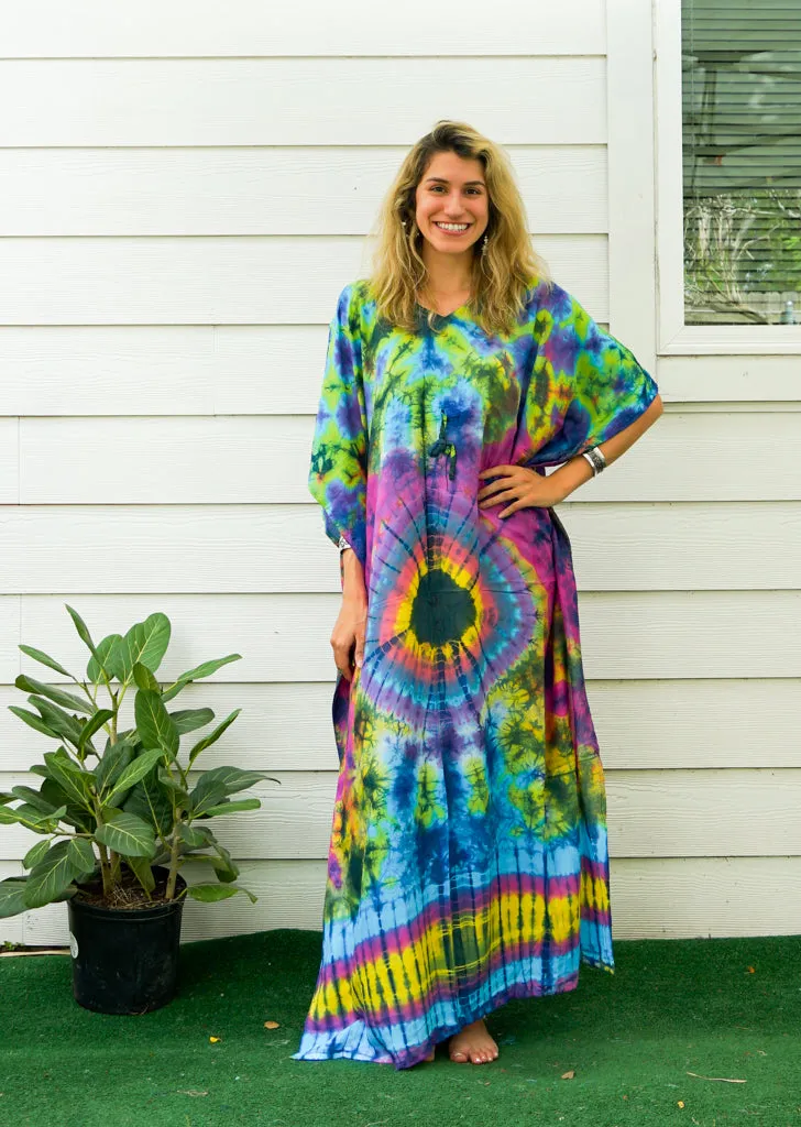 Kaleidoscope Dream Tie Dye Kaftan