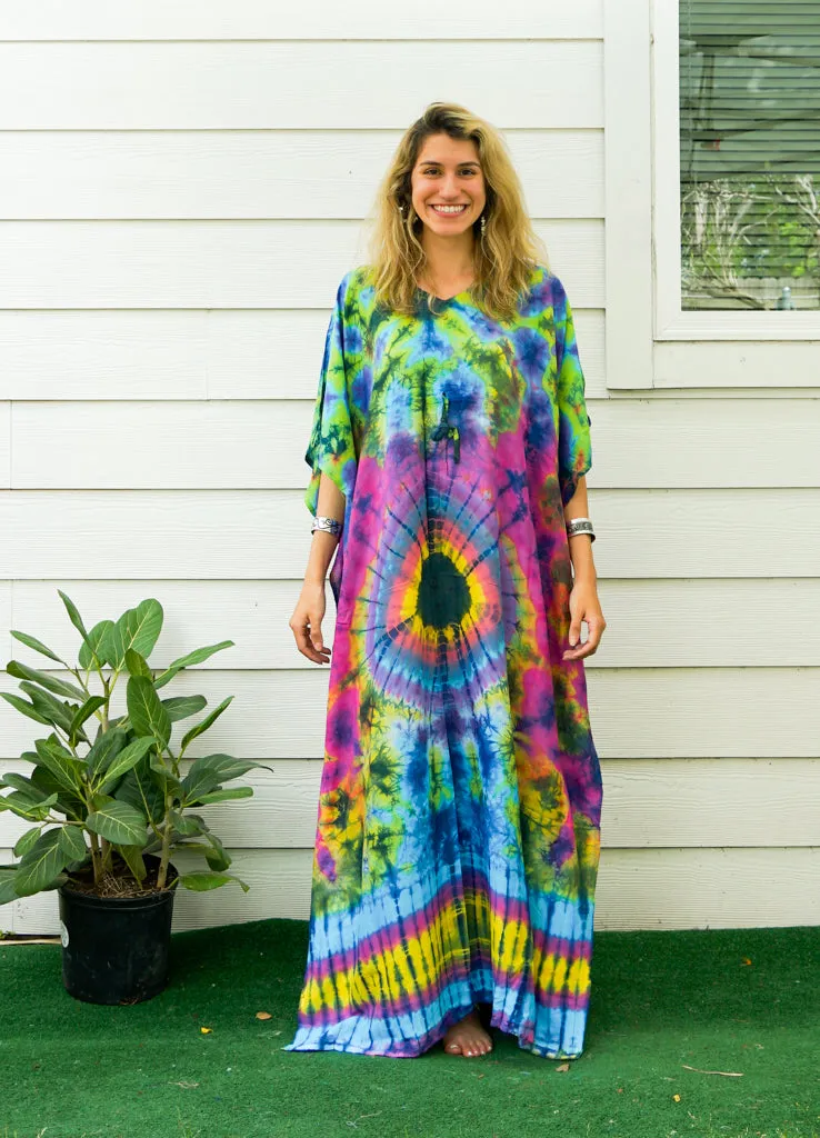 Kaleidoscope Dream Tie Dye Kaftan