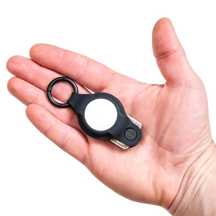 KeySmart Air Flex Silicone Key Holder for AirTag Black