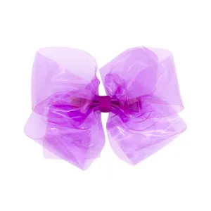 King Splish Splash Vinyl Bow - Royal Orchid