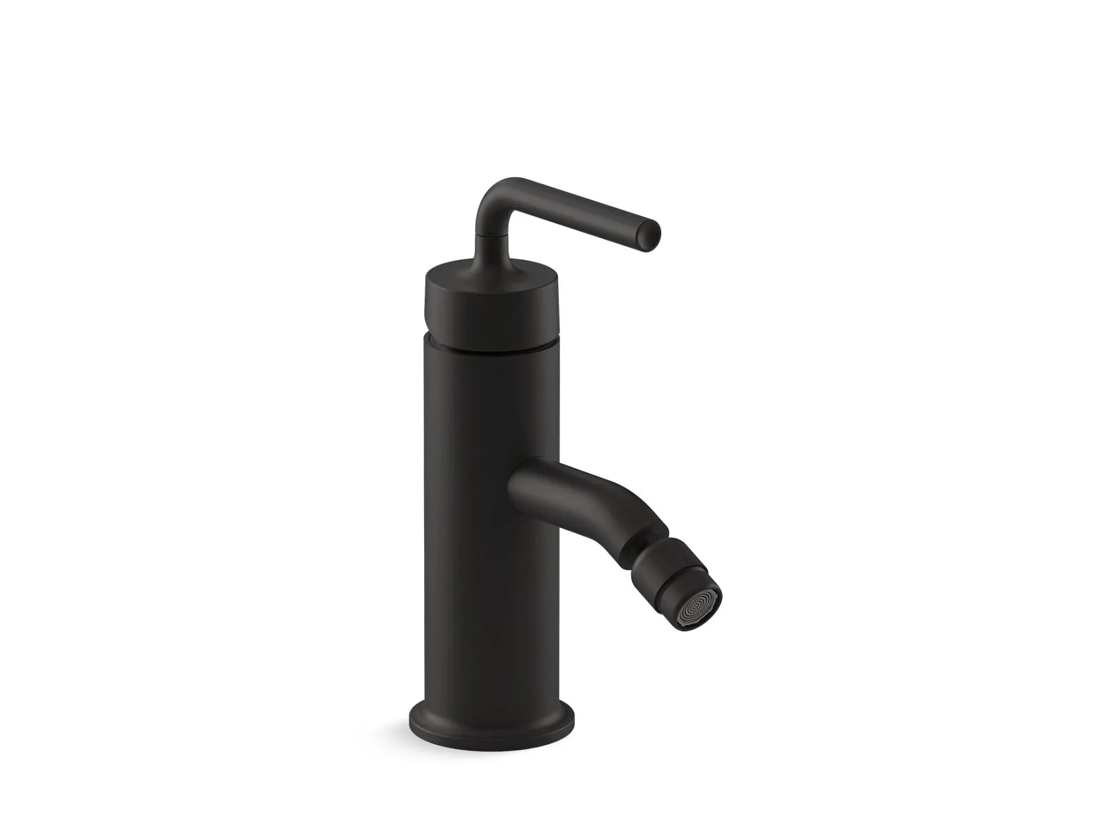 KOHLER K-14434-4A Purist Horizontal swivel spray aerator bidet faucet with straight lever handle