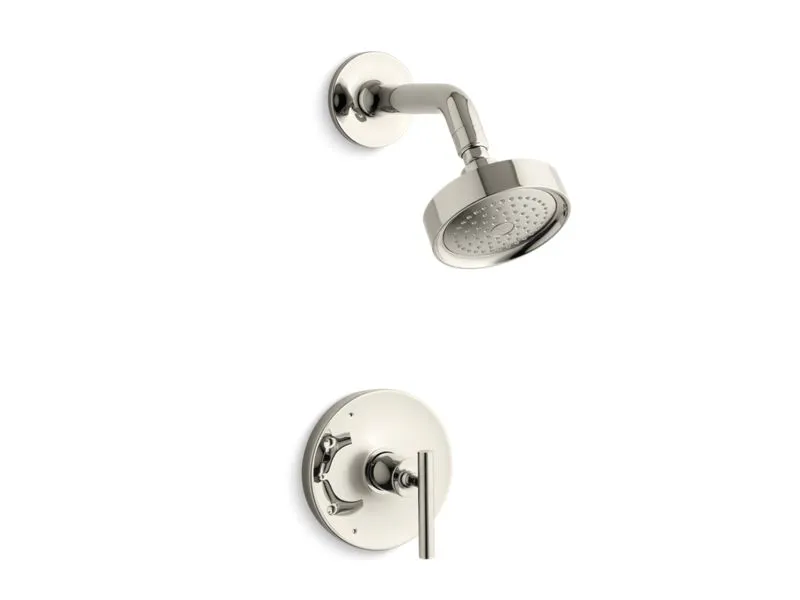 KOHLER K-TS14422-4 Purist Rite-Temp shower trim kit with lever handle, 2.5 gpm