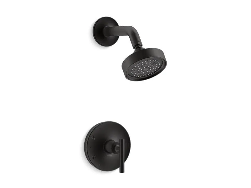KOHLER K-TS14422-4 Purist Rite-Temp shower trim kit with lever handle, 2.5 gpm