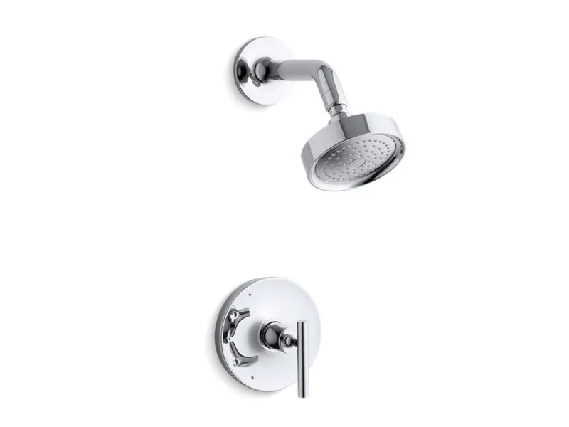 KOHLER K-TS14422-4 Purist Rite-Temp shower trim kit with lever handle, 2.5 gpm