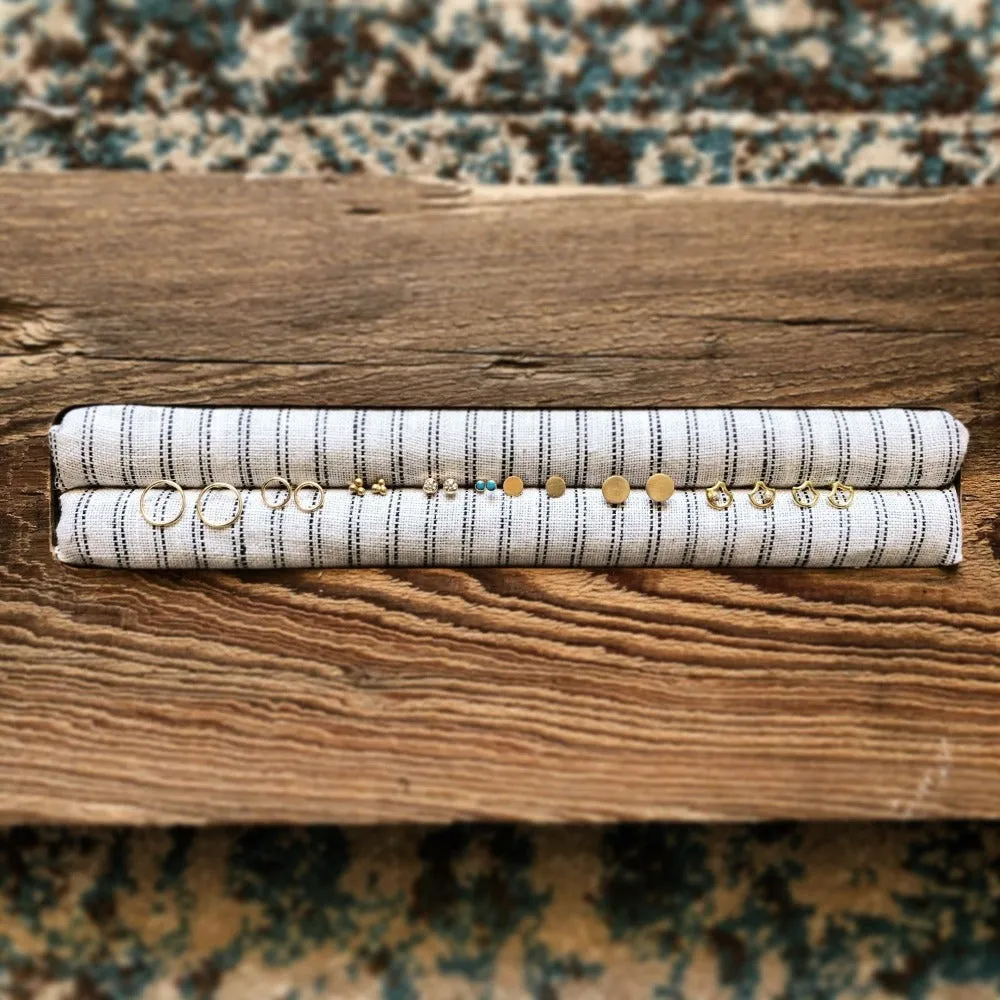 Large Gold Circle Studs