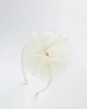 Large Ophelia Flower Headband with Pearl