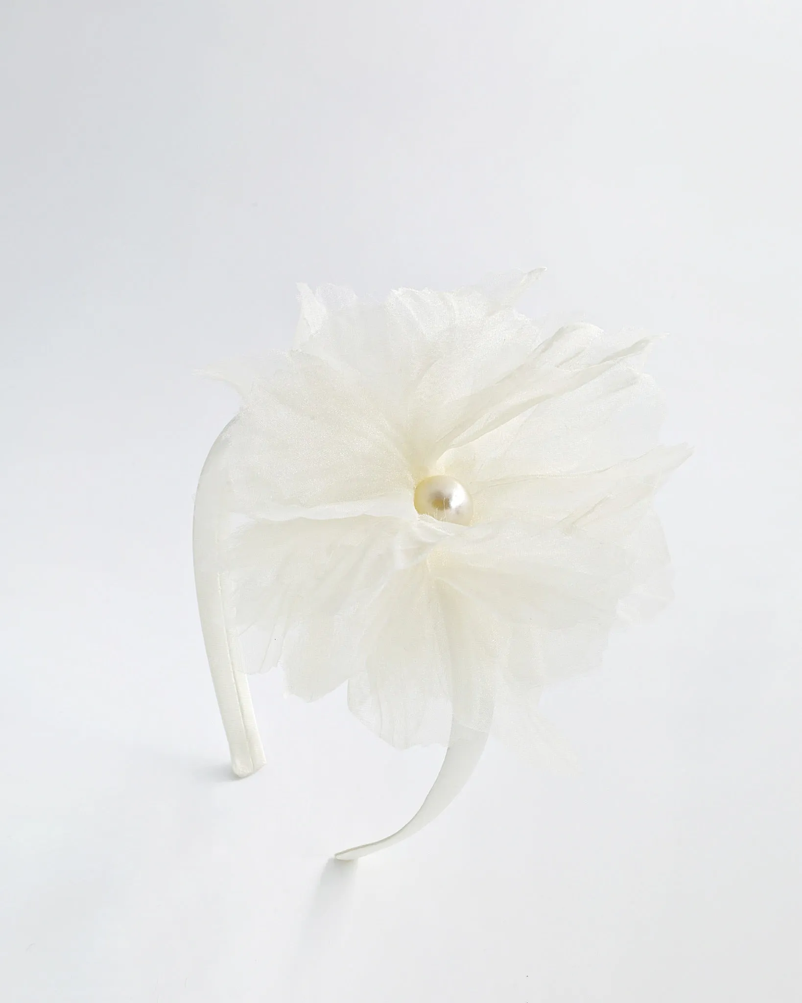 Large Ophelia Flower Headband with Pearl