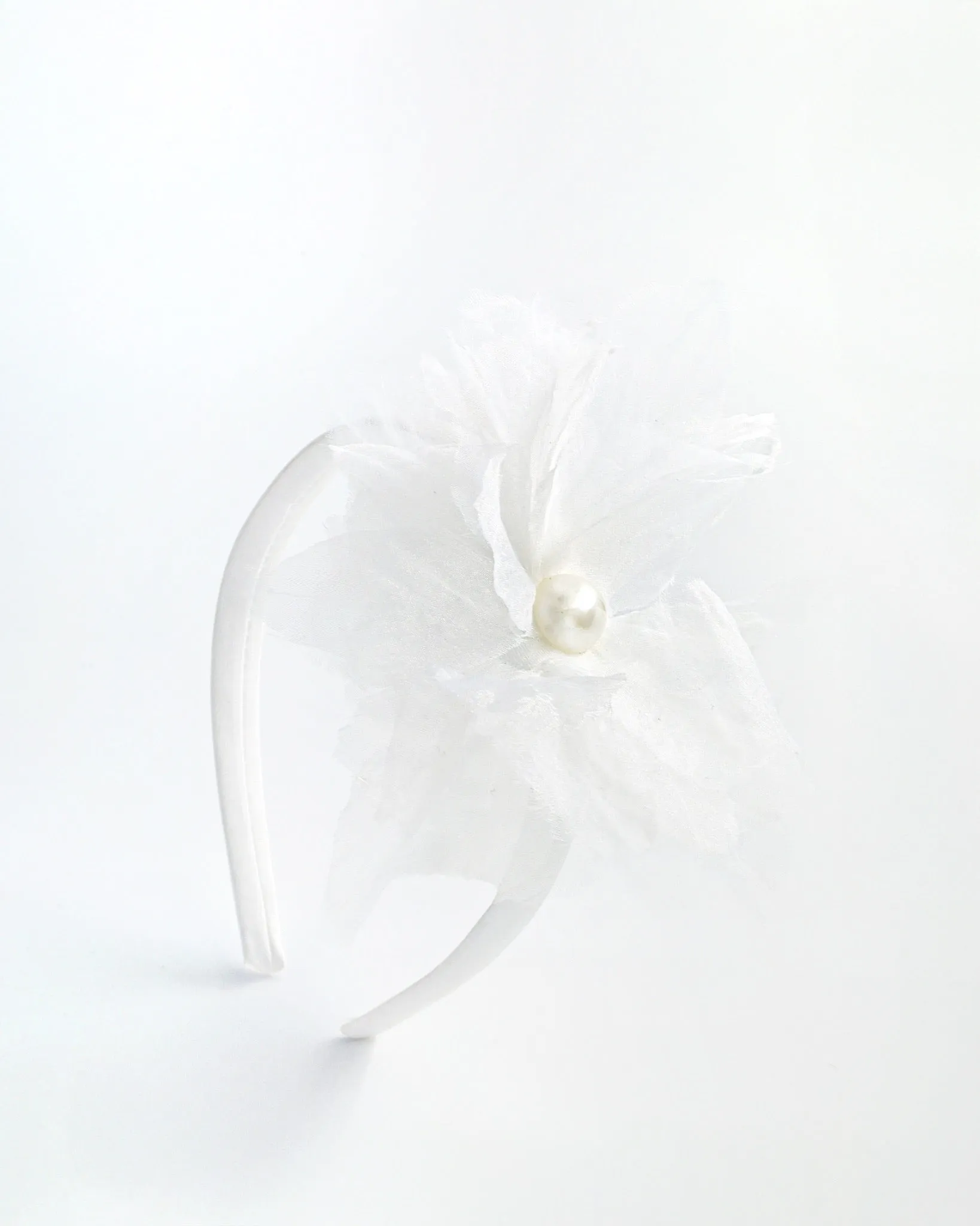 Large Ophelia Flower Headband with Pearl