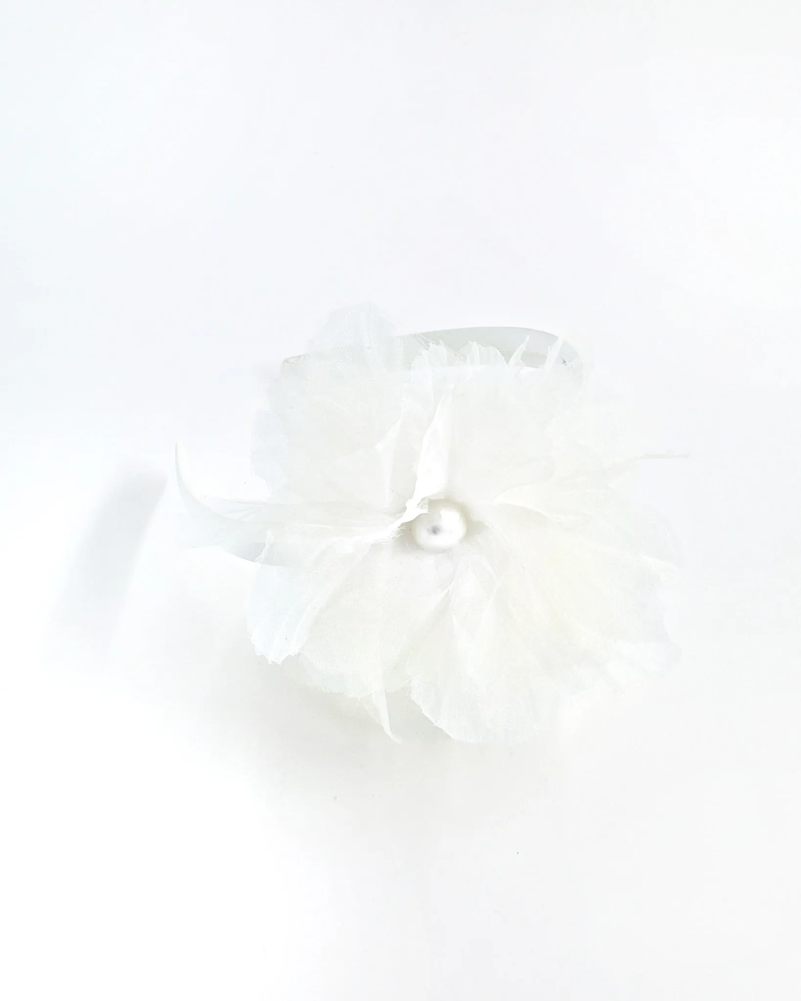 Large Ophelia Flower Headband with Pearl