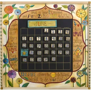 Large Perpetual Calendar by Sticks CAL001 11919