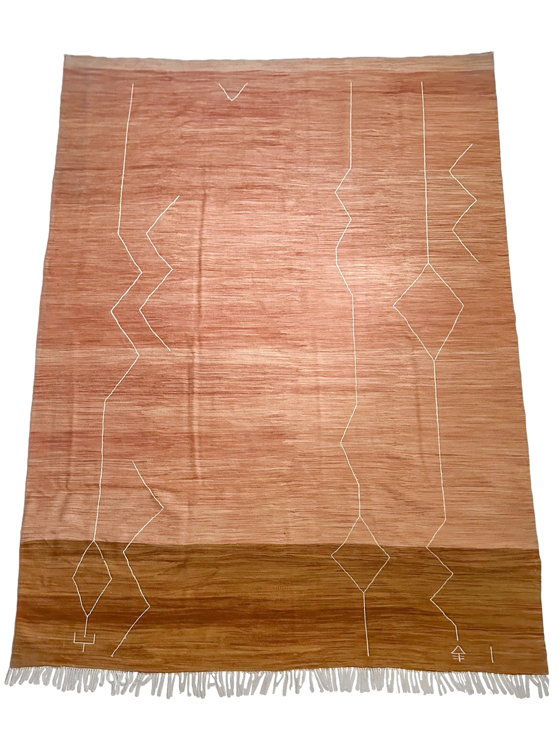 Latfia & Naima's Rose-Colored Flatweave