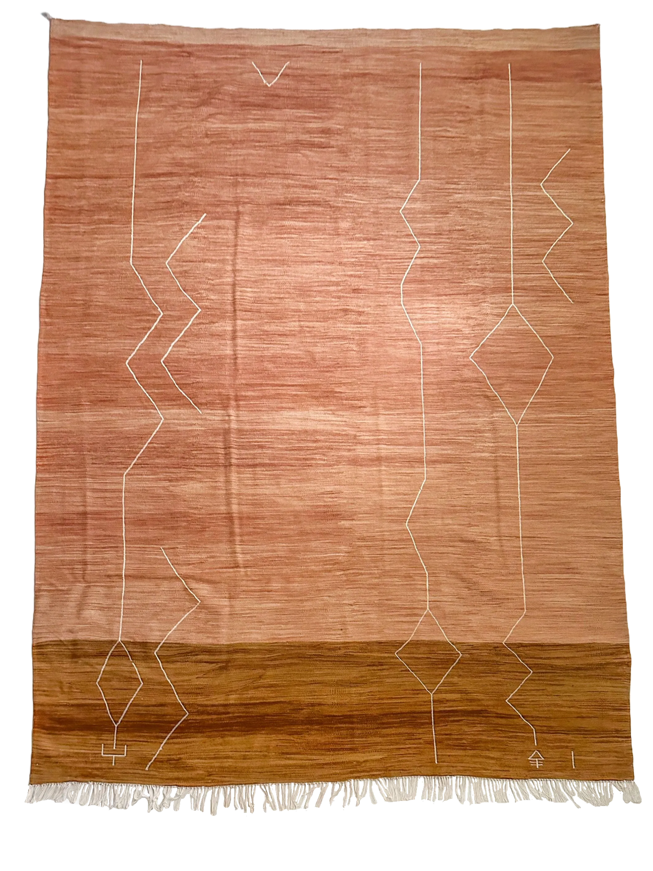 Latfia & Naima's Rose-Colored Flatweave