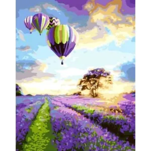Lavender Fields – Canvastly DIY Paint By Numbers