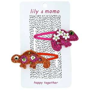 Lily and Momo Hair Clips - Little Geckos