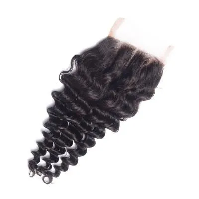 LONDON VIRGIN HAIR Luxury Deep Wave Closure