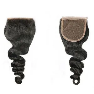 LONDON VIRGIN HAIR Luxury Loose Wave Closure