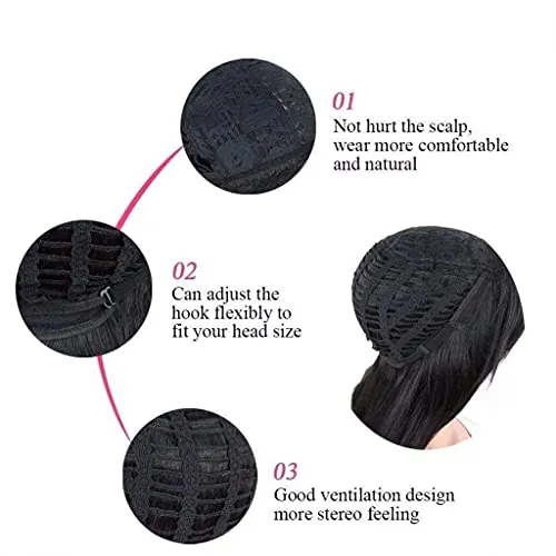 Long Black and Red Body Wavy Wig