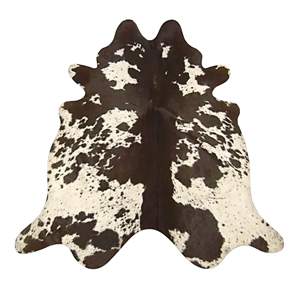 Longhorn Chocolate Cowhide Rug - L