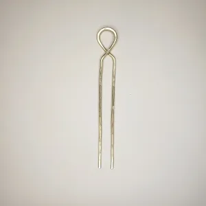 Looped Brass Hair Pin
