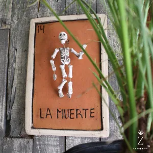 Loteria Card Wall Art, La Muerte #14