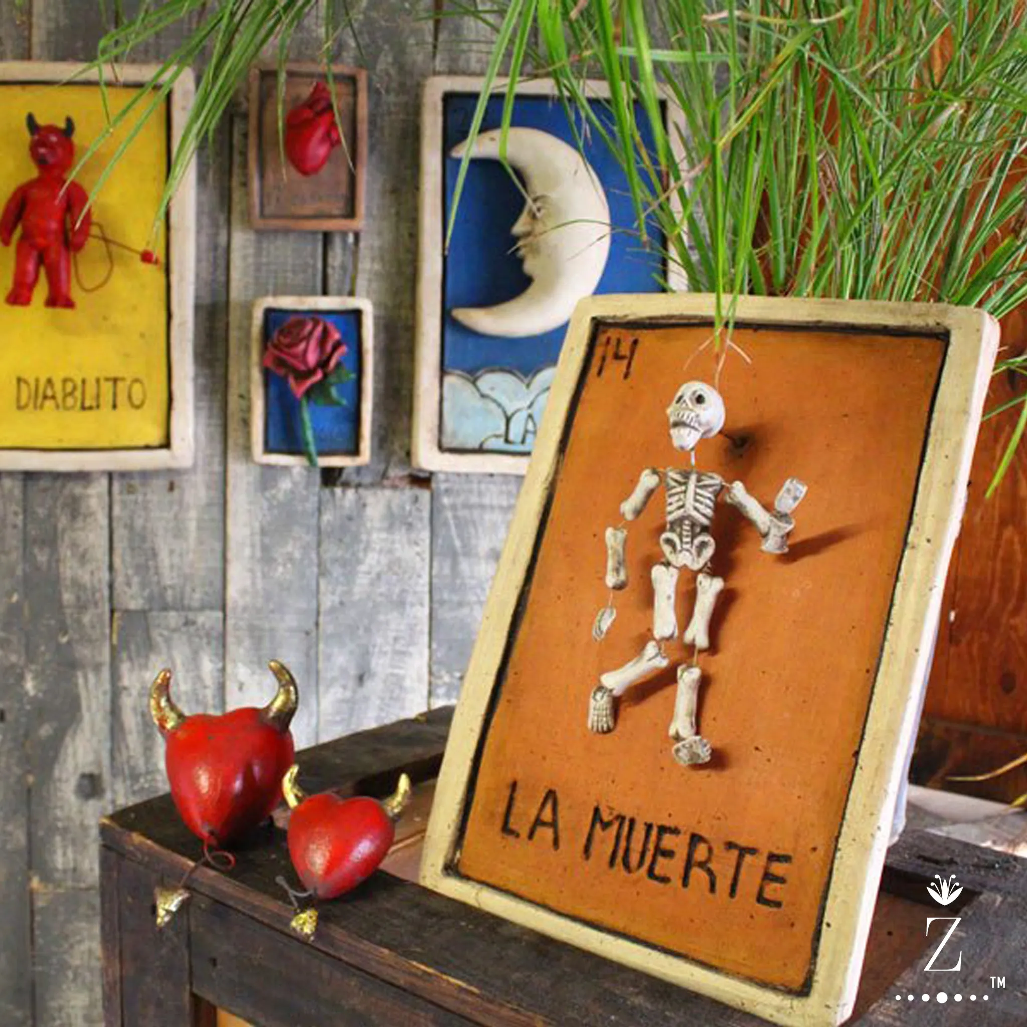 Loteria Card Wall Art, La Muerte #14
