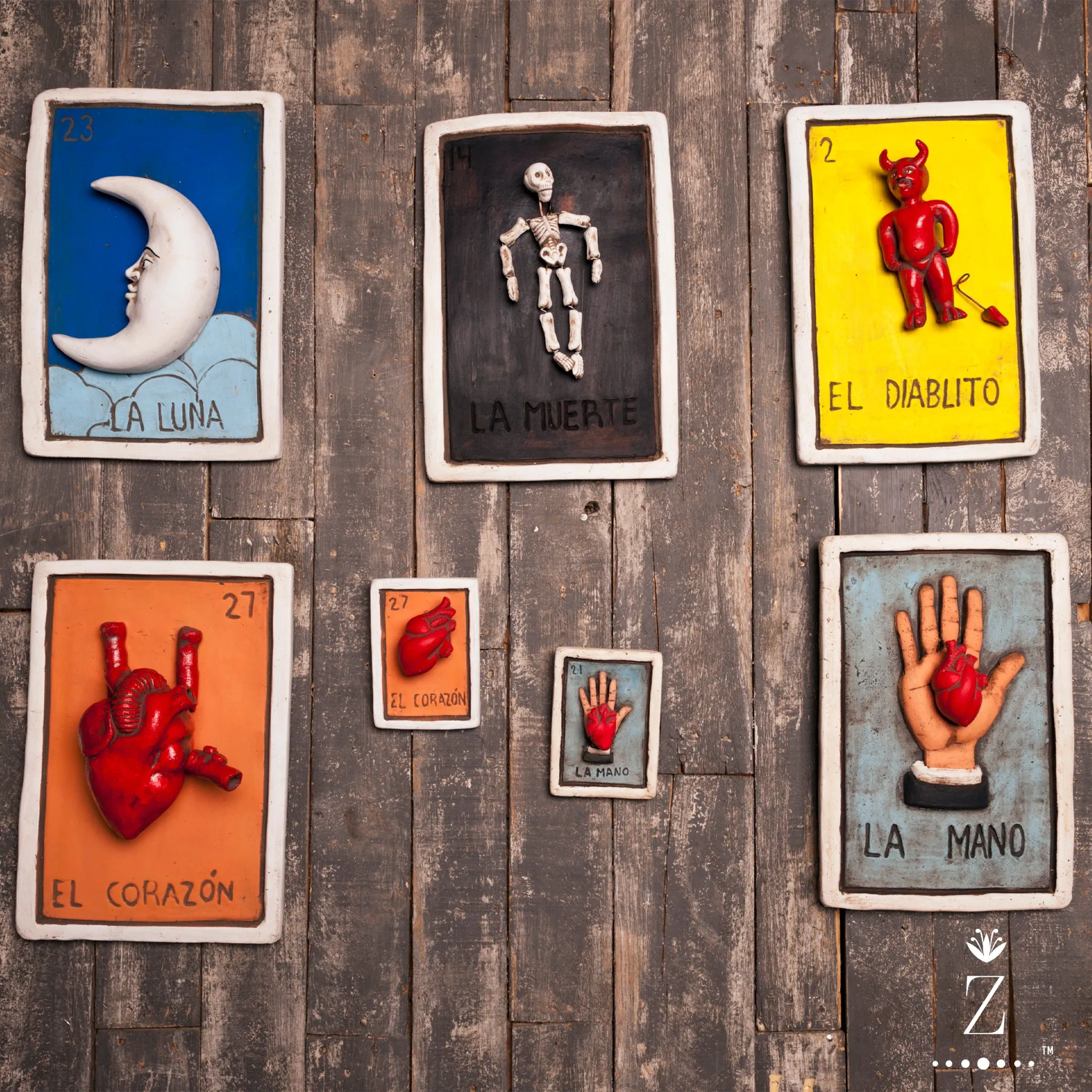 Loteria Card Wall Art, La Muerte #14