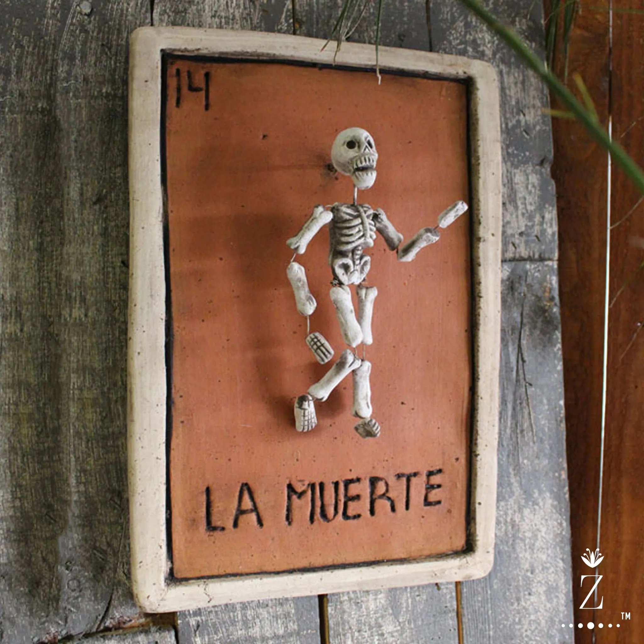 Loteria Card Wall Art, La Muerte #14