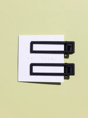 Lu Lu Hair Clip in Black
