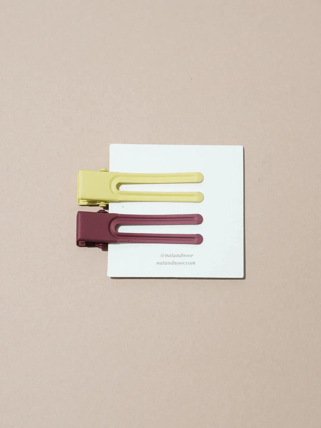 Lu Lu Hair Clips in Mint Chocolate
