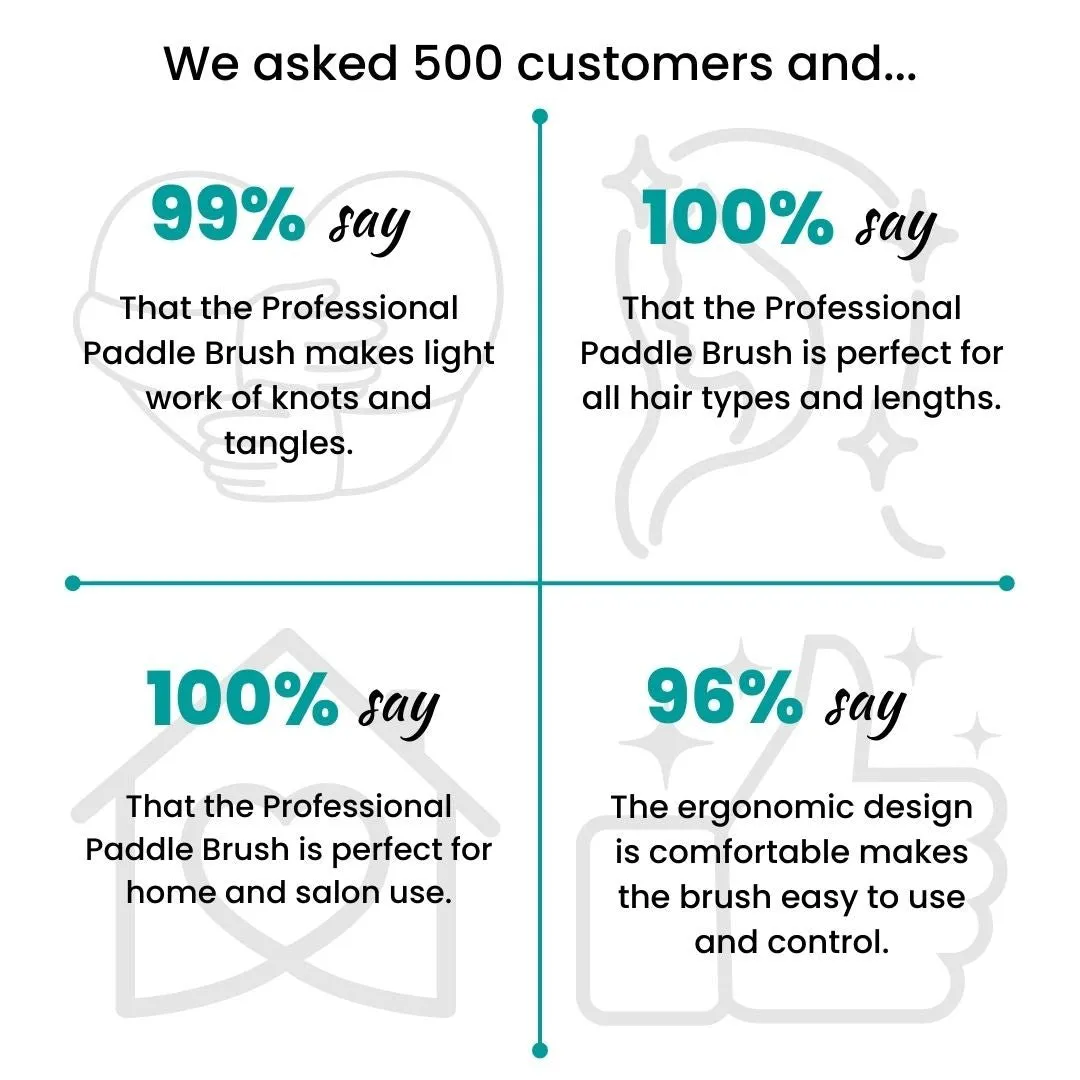 Luxury Paddle Brush