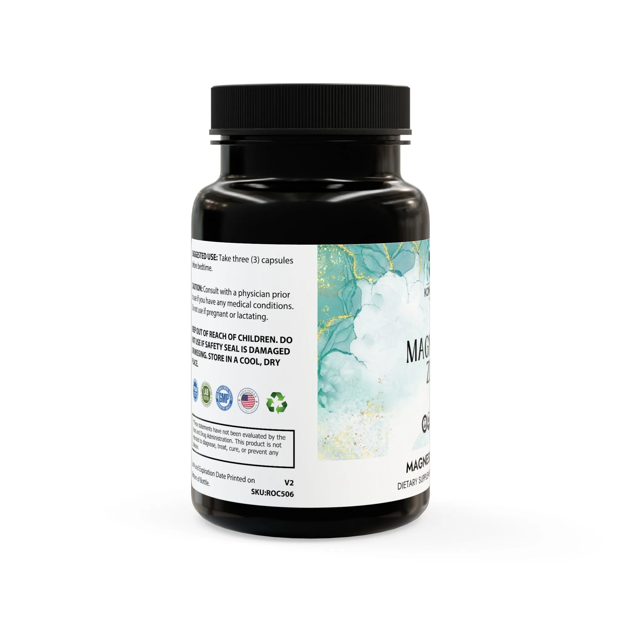 Magnesium Zinc Supplement (90 Capsules)