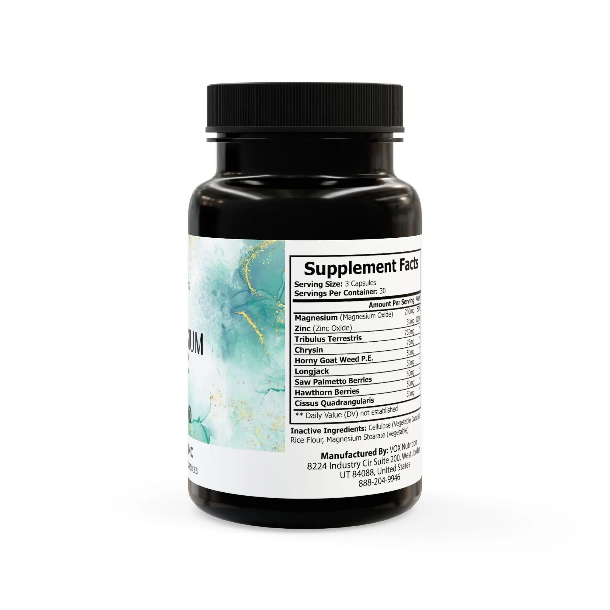 Magnesium Zinc Supplement (90 Capsules)